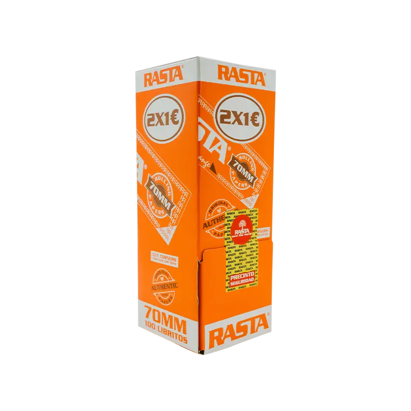 Pap.2X1€-Naranja-70Mm*100Lib* Emb 9Exp