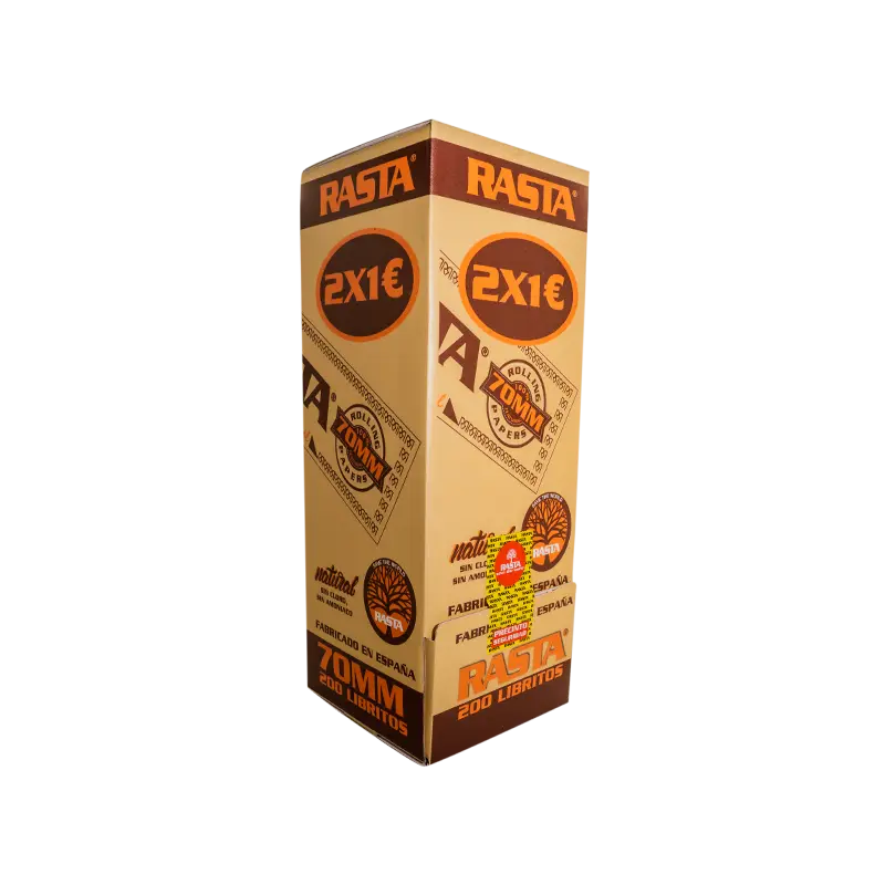 2X1 Papel De Liar Natural 70Mm - 200