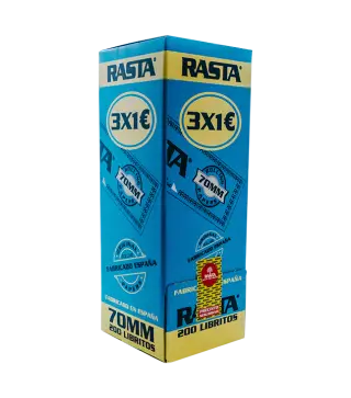 Pap.3X1€ Azul-70Mm 200Lib Emb 9Exp