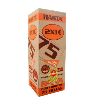 2X1€ Papel De Liar Natural 78Mm - 200