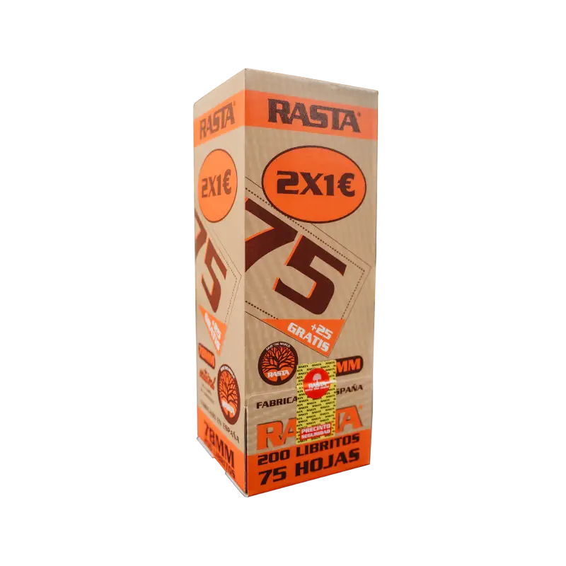 2X1€ Papel De Liar Natural 78Mm - 200