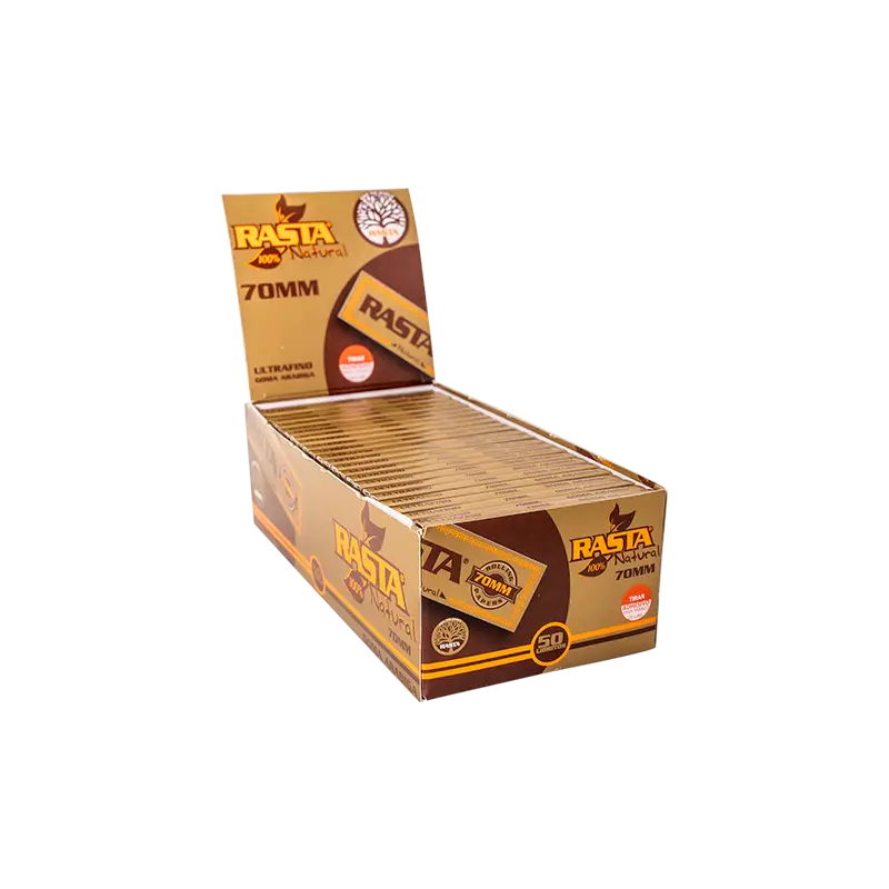 Papel De Liar Natural 70Mm - 50