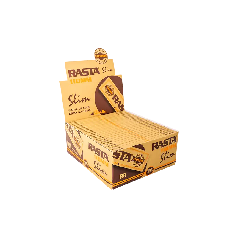 Papel De Liar Natural 110Mm Slim - 50