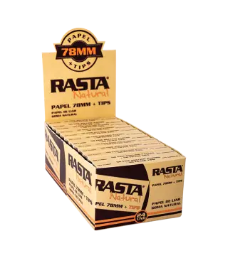 Papel De Liar Natural 78Mm + Tips