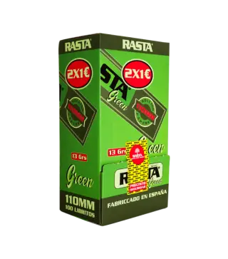 2X1€ Papel De Liar Verde 110Mm Slim