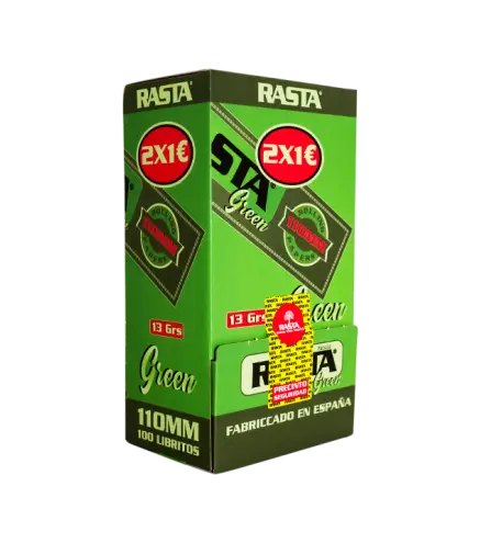 2X1€ Papel De Liar Verde 110Mm Slim