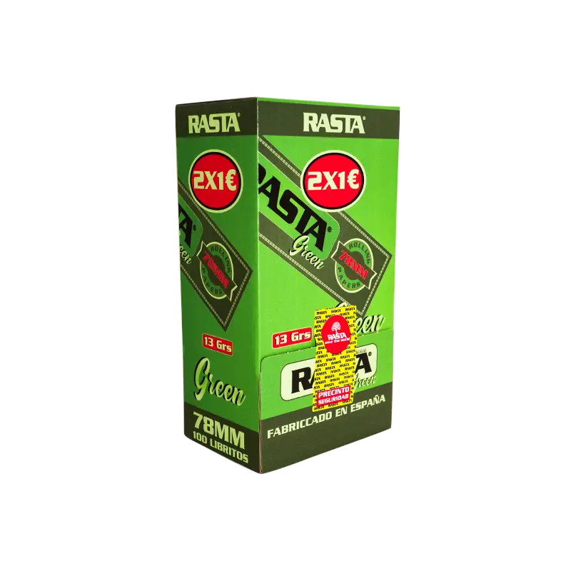 2X1€ Papel De Liar Verde 78Mm