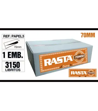 Granel Papel 70Mm Naranja