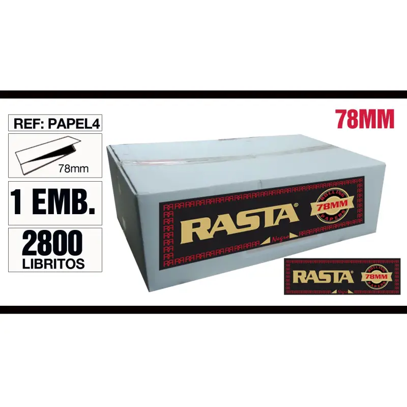 Granel Papel 78Mm Negro