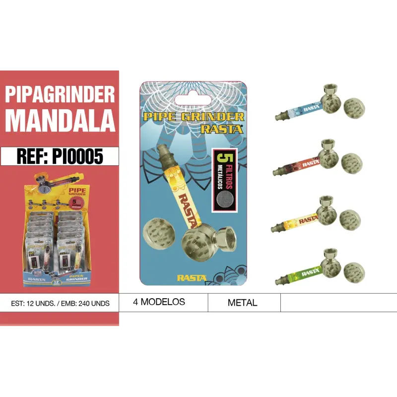 Pipa Grinder Mandala