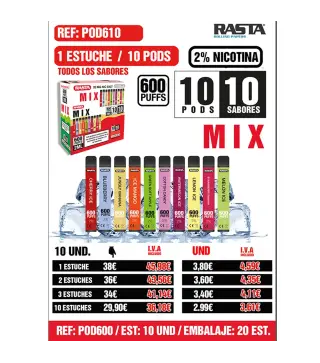 Pod 600 2%Nict-Surtido Est 10 Emb 20Es