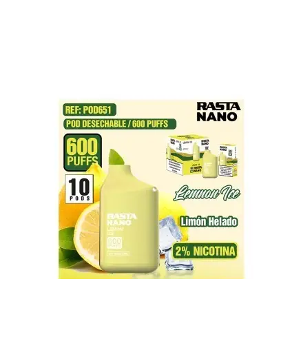 Pod Nano 2% 600- Lemon Ice Est 10Emb 20