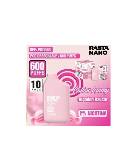 Pod Nano 600 Puffs - Algodón De Azúcar