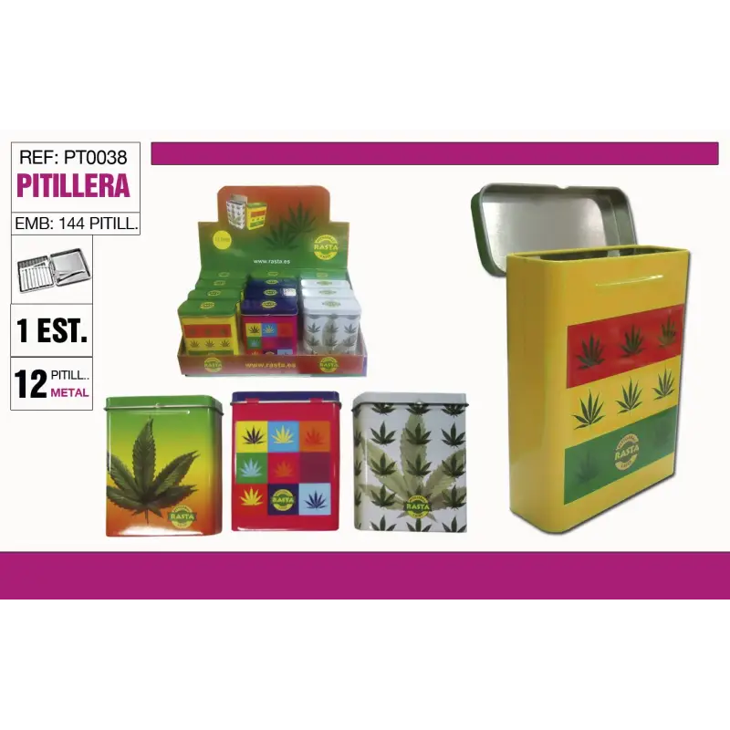 Pitillera Lata-Metal María