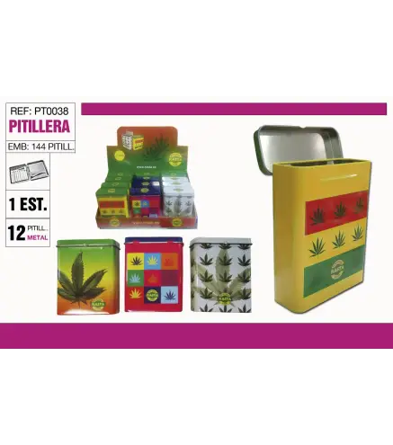 Pitillera Lata-Metal María