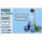 Pod Desechable 800 Puffs 0% Nicotina Blueberry (Arandanos)