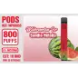 Pod Desechable 800 Puffs 0% Nicotina Watermelon Ice (Sandia Helada)