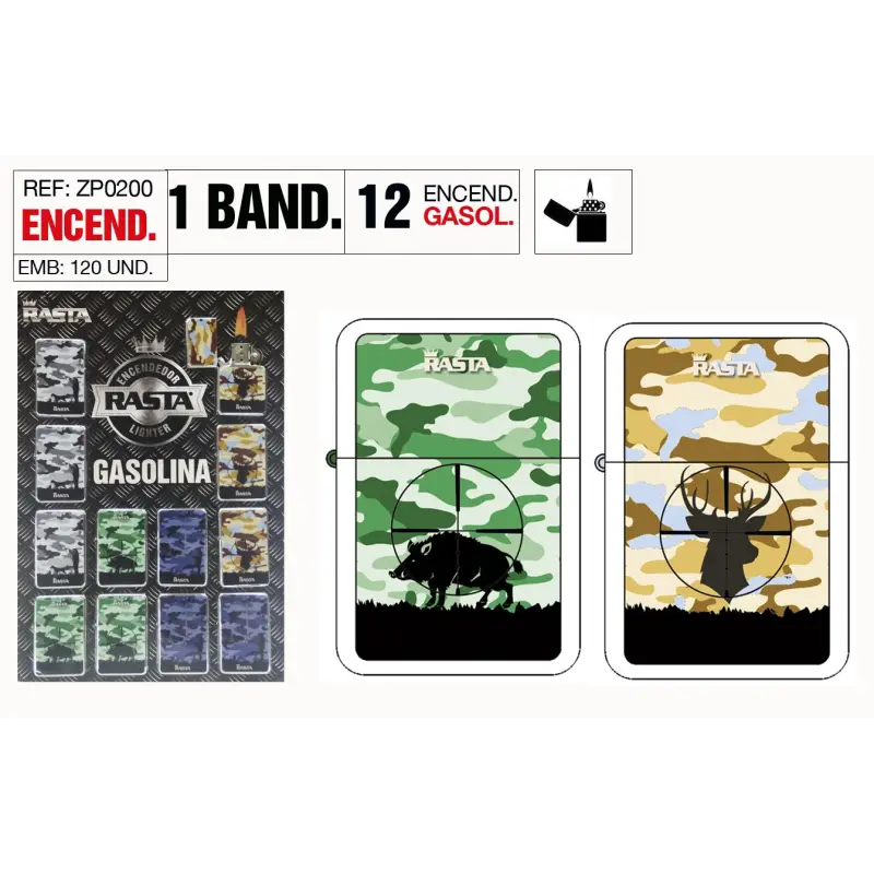 Encendedor Gasolina Caza