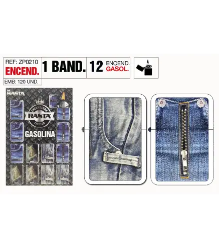 Encendedor Gasolina Jeans