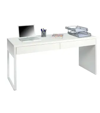 BIANCA Mesa escritorio (reversible) Blanco Artik