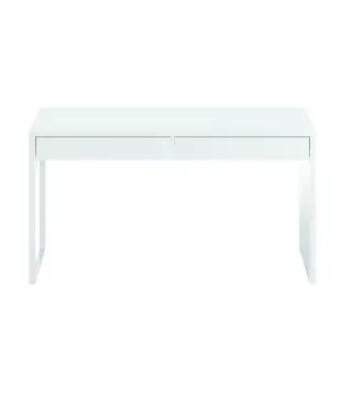 BIANCA Mesa escritorio (reversible) Blanco Artik