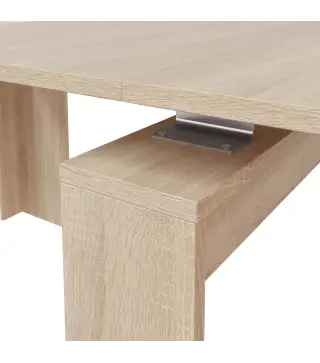 FUNZIONALE CONSOLA comedor 90x50-237 EXTENSIBLE Roble Canadian