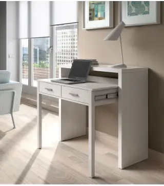 TYRION Escritorio desplazable Blanco Artik