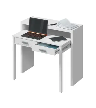 TYRION Escritorio desplazable Blanco Artik