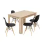 PRACTICO Mesa de comedor 90x140-190 EXTENSIBLE Roble Canadian