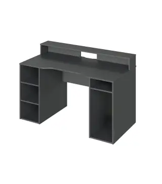 GAMER Mesa ordenador GAMER Gris Antracita