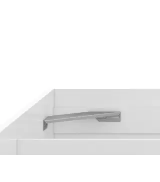 BED Cama 150 con 4 cajones (para somier de 190x150) Blanco Artik