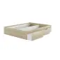 BED Cama 150 con 4 cajones (para somier de 190x150) Roble Canadian