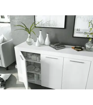URBAN Buffet 3 puertas Blanco Artik