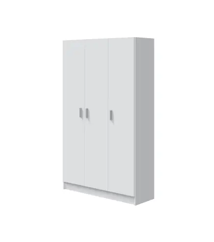 USE Armario 3p escobero Blanco