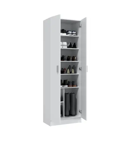 USE armario 2p con estantes Blanco