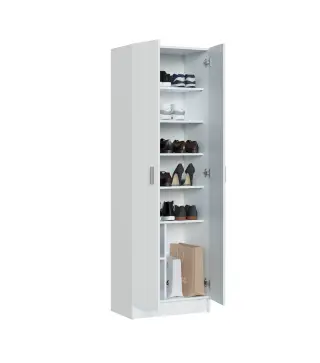 USE armario 2p con estantes Blanco