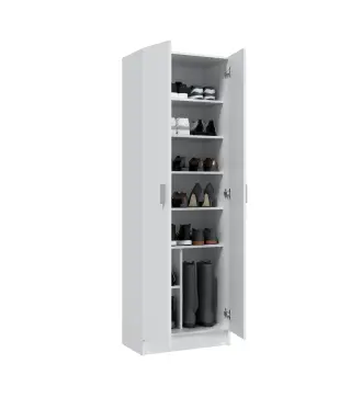 USE armario 2p con estantes Blanco