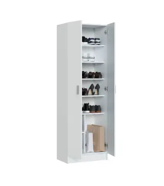 USE armario 2p con estantes Blanco