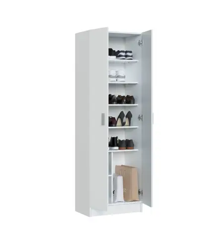 USE armario 2p con estantes Blanco