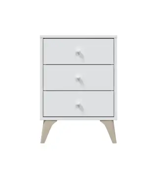 DREAMS Mesita 3 cajones Bl.Artik