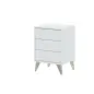 DREAMS Mesita 3 cajones Bl.Artik