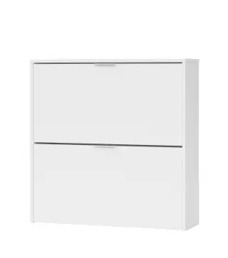 MAELYS Zapatero 2 puertas 75 (16 pares) Blanco