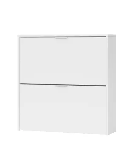 MAELYS Zapatero 2 puertas 75 (16 pares) Blanco