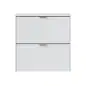 MAELYS Zapatero 2 puertas 75 (16 pares) Blanco
