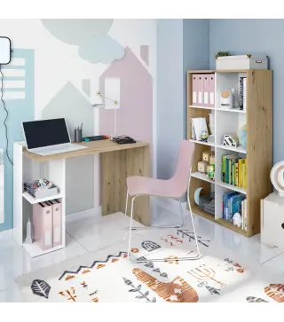 KENIA Mesa escritorio - (reversible) R.Nodi/Bl.Artik