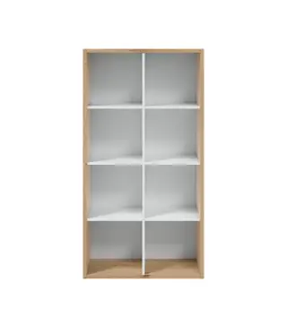 JUNIOR Estantería cubos Roble Nodi/Bl.Artik