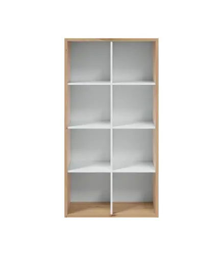 JUNIOR Estantería cubos Roble Nodi/Bl.Artik