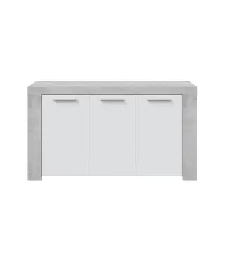 URBAN Buffet 3 puertas Cemento/ Bl. Artik