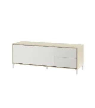 URBAN PLUS Mueble TV 2p+2c R.Canadian/Bl.Artik