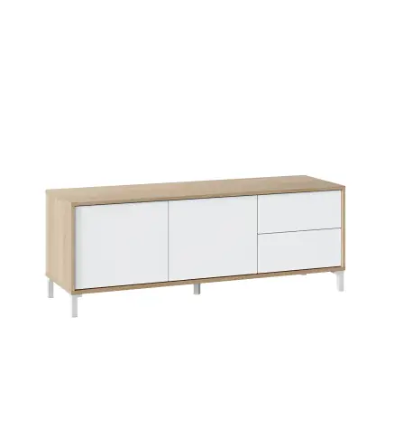 URBAN PLUS Mueble TV 2p+2c R.Canadian/Bl.Artik